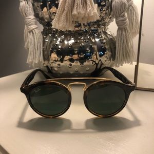 Round double bridge ray ban sunglasses